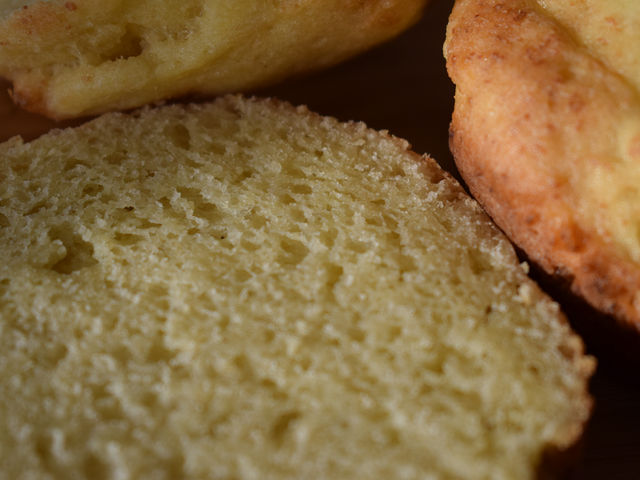 close-up image of brioche rolls