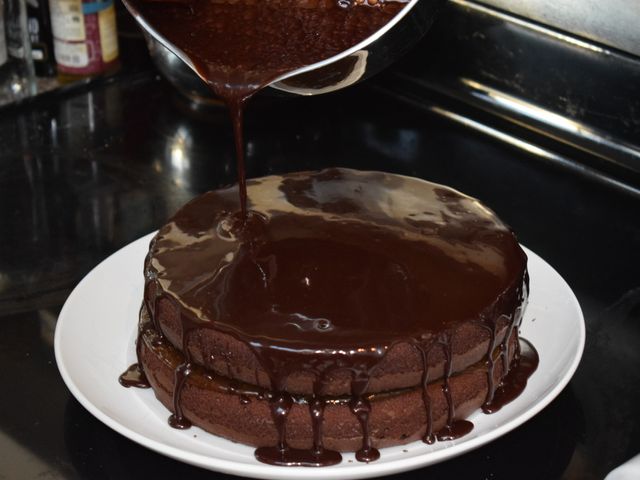 image of pouring chocolate